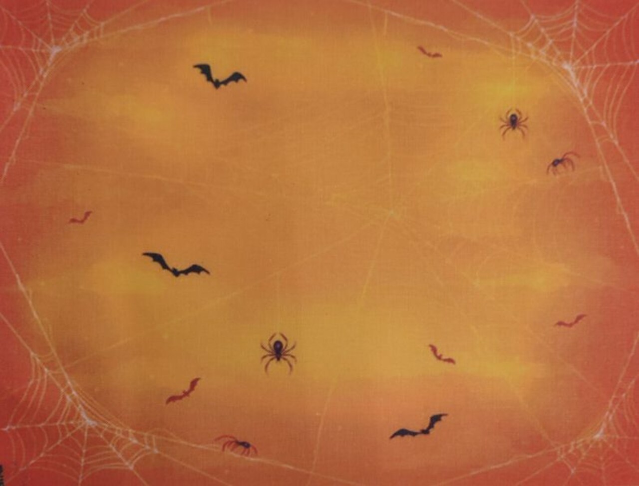 Spooky Twilight Designer Printed AIDA Fabric. Canvas for embroidery with an applied background KF-1157A